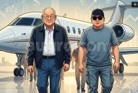 Rumor mengenai rencana Haji Isam membeli sekitar 62,2% saham BYAN menjadi katalis utama pergerakan saham. Spekulasi tersebut semakin ramai setelah adanya pertemuan antara Haji Isam dan Low Tuck Kwong di Kutai Kartanegara, Kalimantan Timur, pada Sabtu (15/8/2026). Desain Suara.com/AI