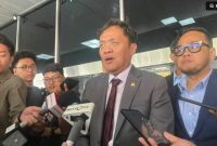Ketua Komisi III DPR RI, Habiburokhman. (Suara.com/Bagas) 