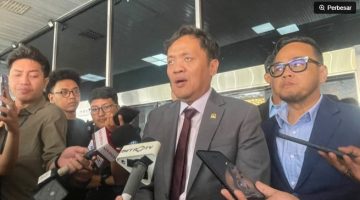 Ketua Komisi III DPR RI, Habiburokhman. (Suara.com/Bagas) 