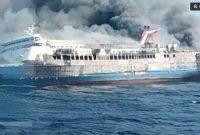 Kebakaran KM Mutiara Sentosa II. (Kemenhub) 