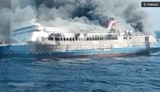 Kebakaran KM Mutiara Sentosa II. (Kemenhub)