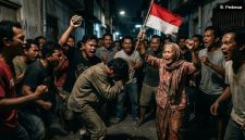 Foto Ilustrasi merdeka dari penjajah tapi belum merdeka dari amarah. (Foto dibuat dengan AI)