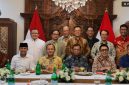 Sekretaris jenderal partai politik pendukung pemerintahan Presiden Prabowo Subianto menggelar pertemuan di Jakarta menjelang HUT ke-81 Kemerdekaan RI. [Suara.com/istimewa] 