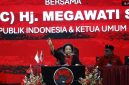 Ketua Umum DPP PDI Perjuangan (PDIP) Megawati Soekarnoputri memberikan pengarahan mendalam dalam agenda Konsolidasi PDI Perjuangan Jawa Timur yang digelar di Surabaya, Minggu (23/8/2026). [Dok PDIP]
