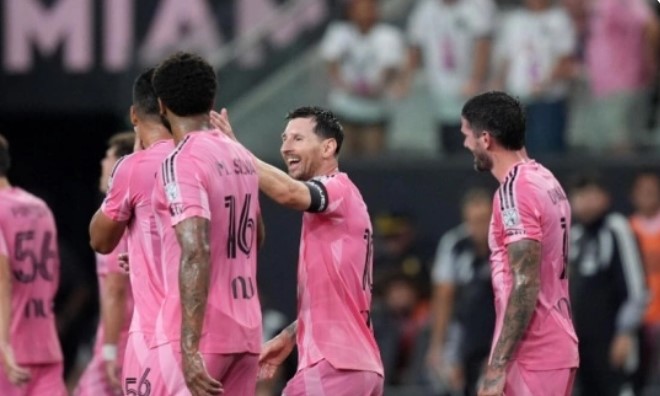 Lionel Messi tampil gemilang saat Inter Miami mengalahkan CF Montréal 7-1 dengan mencetak empat gol dan satu assist. (FB/Inter Miami CF)