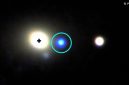 Satelit NASA Swift merekam aksi pembantaian bintang oleh lubang hitam supermasif pengembara di pinggiran galaksi jauh. (NASA) 