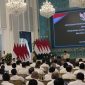 Prabowo saat menggelar pertemuan dengan para pengusaha dari Kamar Dagang dan Industri (Kadin) Indonesia di Istana Negara, Jakarta. (Suara.com/Novian) 