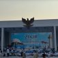 Ribuan peserta mulai memadati kawasan Monas, Jakarta Pusat, menjelang dimulainya Zikir dan Doa Kebangsaan dalam rangka HUT ke-81 RI, Sabtu (1/8/2026). [Suara.com/Dea]