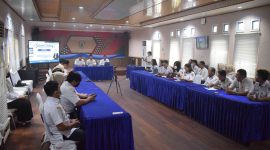 Komisi Informasi Provinsi Kalimantan Tengah bersama PPID Utama Diskominfosantik melakukan monitoring dan evaluasi keterbukaan informasi publik di Dinas Kelautan dan Perikanan Provinsi Kalimantan Tengah, Rabu (30/9/26).