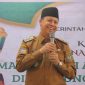 Wakil Bupati Seruyan H. Supian, S.Ag. saat menyampaikan sambutannya pada kegiatan Siraman Rohani ASN di lingkungan Pemerintah Kabupaten Seruyan di Masjid Agung Nurul Yaqin Kuala Pembuang, Senin (7/9).