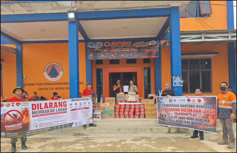 PT Indomuro Kencana Cepat Tanggap Berkontribusi dalam Penanganan Karhutla