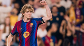 Anthony Gordon Makin Ganas di Barcelona, Sumbang Dua Assist Lawan Rayo. Instagram @fcbarcelona