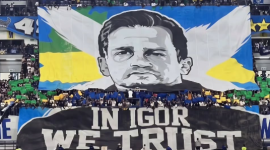 Igor Tolic Tersentuh Dapat Tifo dari Bobotoh. Instagram @kangbolacom