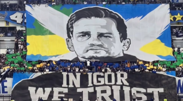 Igor Tolic Tersentuh Dapat Tifo dari Bobotoh. Instagram @kangbolacom
