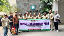 Pengurus dan anggota Persatuan Wartawan Indonesia (PWI) Kabupaten Barito Utara melakukan kunjungan silaturahmi ke Dewan Pers di Jakarta