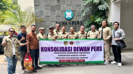 Pengurus dan anggota Persatuan Wartawan Indonesia (PWI) Kabupaten Barito Utara melakukan kunjungan silaturahmi ke Dewan Pers di Jakarta