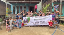 Wakil Ketua I DPRD Kabupaten Murung Raya, Dina Maulidah, melaksanakan kegiatan reses di Desa Muara Maruwei II, Kecamatan Laung Tuhup, Jumat (18/9/2026)
