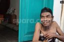Suwarno, warga Kampung Jogoyudan, Yogyakarta, hidup sebatang kara yang tercatat desil 10 (Suara.com/Hiskia) 