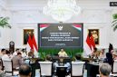Presiden Prabowo Subianto diskusi bersama sejumlah akademisi dari berbagai lembaga riset dan perguruan tinggi yang digelar di Istana Merdeka, Jakarta, pada Kamis, 24 September 2026. [Biro Pers, Media, dan Informasi Sekretariat Presiden] 