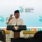 Presiden Prabowo Subianto saat membuka Muktamar ke-35 NU di Jombang, Kamis (27/8/2026). [Suara.com/dok]