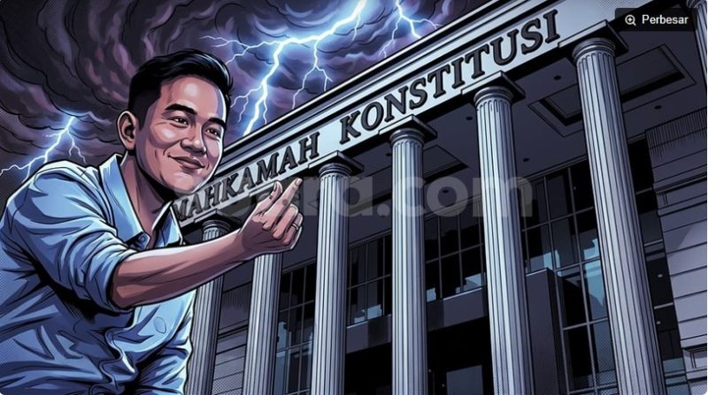 Ilustrasi ijazah Gibran digugat di MK 