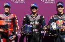 Marc Marquez, Jorge Martin, dan Pedro Acosta. (MotoGP.com)