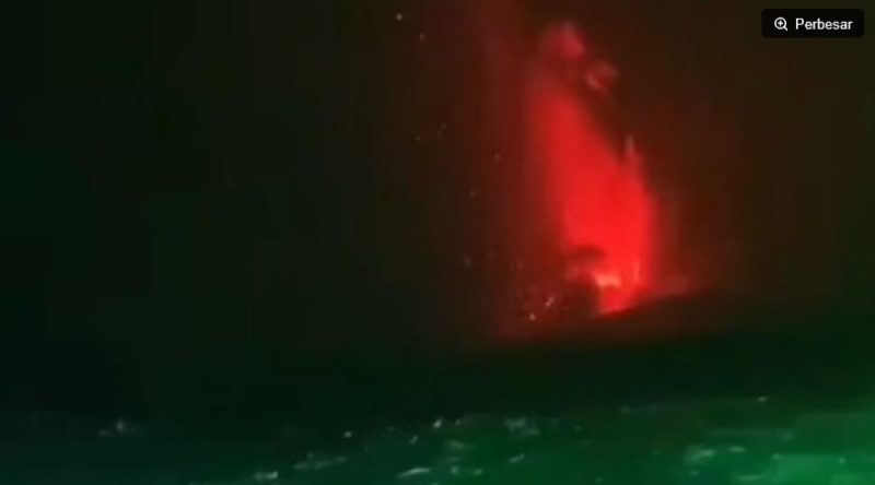 Gunung Anak Krakatau Meletus, BMKG Jepang Kasih Peringatan Ini [Tangkap layar X] 