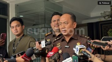 Kepala Pusat Penerangan Hukum (Kapuspenkum) Kejaksaan Agung, Anang Supriatna. (Suara.com/Faqih) 