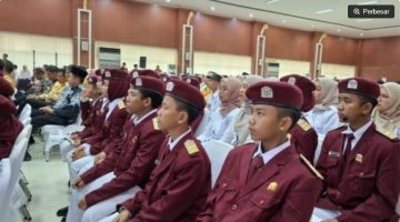Sekolah Rakyat Terintegrasi (SRT) 3 Lampung yang berada di Kotabaru, Kabupaten Lampung Selatan, telah menerima 330 siswa baru untuk memulai kegiatan belajar mengajar pada tahun ajaran baru 2026/2027. [ANTARA]