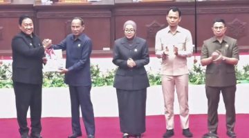 Dewan Perwakilan Rakyat Daerah (DPRD) Provinsi Kalimantan Tengah menggelar Rapat Paripurna Ke-5 Masa Persidangan I Tahun Sidang 2026 di Ruang Rapat Paripurna DPRD Kalteng, Palangka Raya, Senin (14/9/2026). (Istimewa)