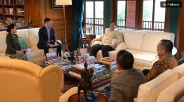 Prabowo Terima Dubes AS untuk ASEAN di Hambalang. (Ist) 