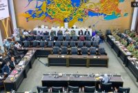 Asrenum Panglima TNI Letjen TNI Candra Wijaya menggelar Rapat Dengar Pendapat Umum (RDPU) bersama Baleg DPR RI membahas RUU Reforma Agraria di Kompleks Parlemen, Senayan, Jakarta Pusat, Rabu (16/9/2026). [Suara.com/Bagaskara] 