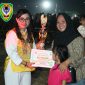 Kepala Dinas Pemuda, Olahraga, Pariwisata dan Kebudayaan (Disporaparbud) Kabupaten Seruyan, Megawati, saat menghadiri penutupan DSEF 2026 di Dermaga Desa Sembuluh II, Kecamatan Danau Sembuluh, Sabtu (10/10/2026).