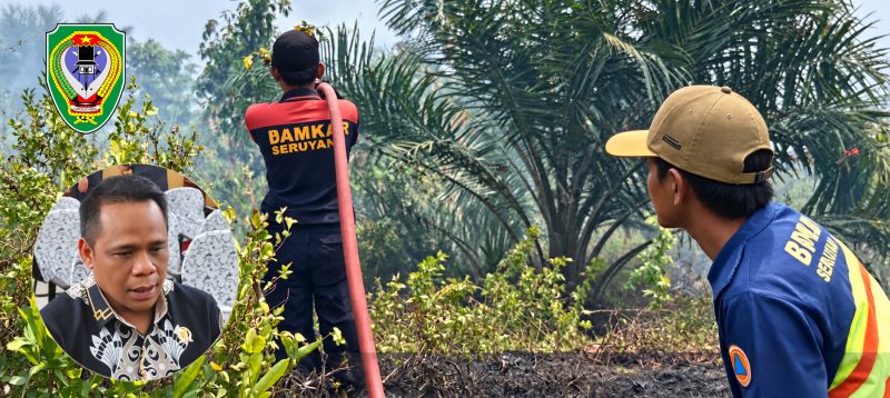 Kegiatan pemadaman lahan yang dilakukan oleh anggota Damkar Seruyan. Wakil Ketua DPRD Seruyan, Harsandi, turut memberikan perhatian terhadap maraknya kebakaran hutan dan lahan (karhutla) yang terjadi di sejumlah wilayah Kabupaten Seruyan.
