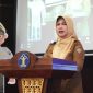 Plt. Asisten I Sekretariat Daerah Provinsi Kalimantan Tengah, Lisda Arriyana, menyampaikan sambutan dalam Rapat Forum Koordinasi Peningkatan Pelindungan Kekayaan Intelektual Berbasis Kewilayahan di Kantor Wilayah Kementerian Hukum Kalimantan Tengah, Senin (26/10/26).