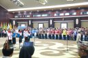 Gubernur Kalimantan Tengah Agustiar Sabran memimpin Upacara Peringatan Hari Sumpah Pemuda ke-98 yang dirangkaikan dengan Ikrar Bersama Anak Bangsa Tingkat Provinsi Kalimantan Tengah Tahun 2026 di Aula Jayang Tingang, Kantor Gubernur Kalteng, Rabu (28/10/26).