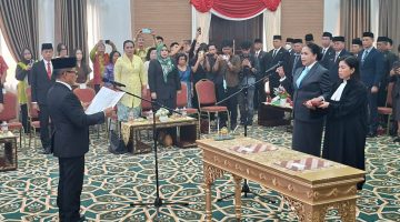 Drs Lynda Kristiane resmi dilantik jadi Sekda Murung Raya
