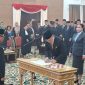 Bupati Heriyus melakntik Dra. Lynda Kristiane, M.Tr.I.P., sebagai Sekretaris Daerah (Sekda) definitif Kabupaten Murung Raya, Jumat siang (9/10/2026).