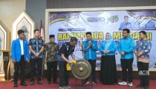 Pembukaan  Rapimpurda dan Musda VII DPD KNPI Kabupaten Murung Raya Tahun 2026, di Aula DAD Kabupaten Murung Raya, Sabtu (10/10/2026)