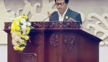 Juru bicara Reses Dapil Kalteng I, Agie. Foto:Ingkit/1tulah.com