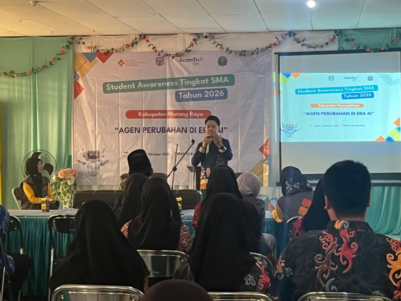 Suasana Pelatihan Student Awareness bertajuk “Agen Perubahan di Era AI” (Foto : ist)
