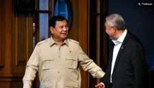 Presiden Prabowo Subianto dan Wakil Perdana Menteri (WPM) Malaysia Ahmad Zahid Hamidi. [Laily Rachev - Biro Pers, Media, dan Informasi Sekretariat Presiden] 