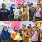 Bupati Barsel H. Eddy Raya Samsuri (foto atas) saat menyerahkan bnatuan kepada warga Desa Tarusan, dan Wabup Kristianto Yudha (foto bawah) saat menyerahkan bantuan kepada warga. Senin (5/10/2026). Foto. Alifansyah/1tulah.com