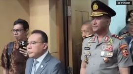 Wakil Ketua DPR RI Sufmi Dasco Ahmad dan Kapolri Jenderal Suyudi Ario Seto. 