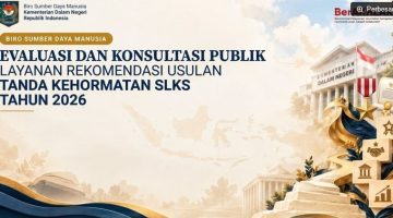 Kementerian Dalam Negeri (Kemendagri) menggelar Evaluasi dan Konsultasi Publik Layanan Rekomendasi Usulan Tanda Kehormatan Satyalancana Karya Satya bagi PNS Kemendagri dan PNS daerah pada Kamis (15/10/2026). (Dok. Kemendagri) 