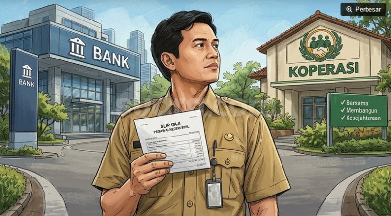 Mekanisme gaji PNS jadi sorotan usai Menteri Koperasi mengungkapkan wacana penggajian via koperasi [SUARA.COM/Syahda] 