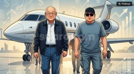 Aksi gadai saham dua emiten milik pengusaha Andi Syamsudin Arsyad alias Haji Isam, PT Pradiksi Gunatama Tbk (PGUN) dan PT Jhonlin Agro Raya Tbk (JARR), kepada PT Bank Mandiri (Persero) Tbk menjadi buah bibir kalangan investor. Desain Suara.com/AI. 