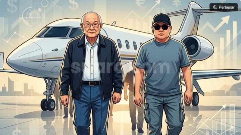 Aksi gadai saham dua emiten milik pengusaha Andi Syamsudin Arsyad alias Haji Isam, PT Pradiksi Gunatama Tbk (PGUN) dan PT Jhonlin Agro Raya Tbk (JARR), kepada PT Bank Mandiri (Persero) Tbk menjadi buah bibir kalangan investor. Desain Suara.com/AI. 