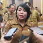 Dr. Ita Minarni Sekda Kabupaten Barsel saat diwawancarai usai dirinya dilantik, pada Selasa (20/10/2026) lalu. Foto. Alifansyah/1tulah.com