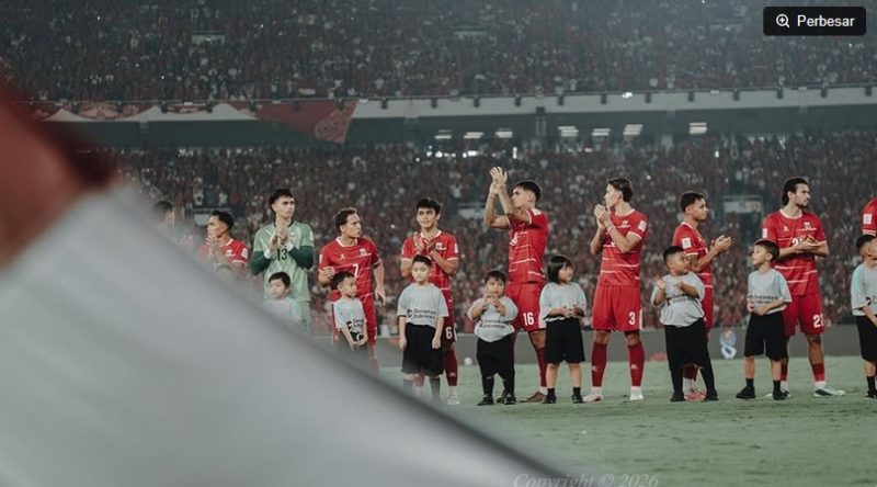 Timnas Indonesia di final FIFA ASEAN Cup 2026 melawan Thailand, di Stadion Utama Gelora Bung Karno (SUGBK), Jakarta, Senin (5/10/2026) malam WIB.[Dok PSSI] 